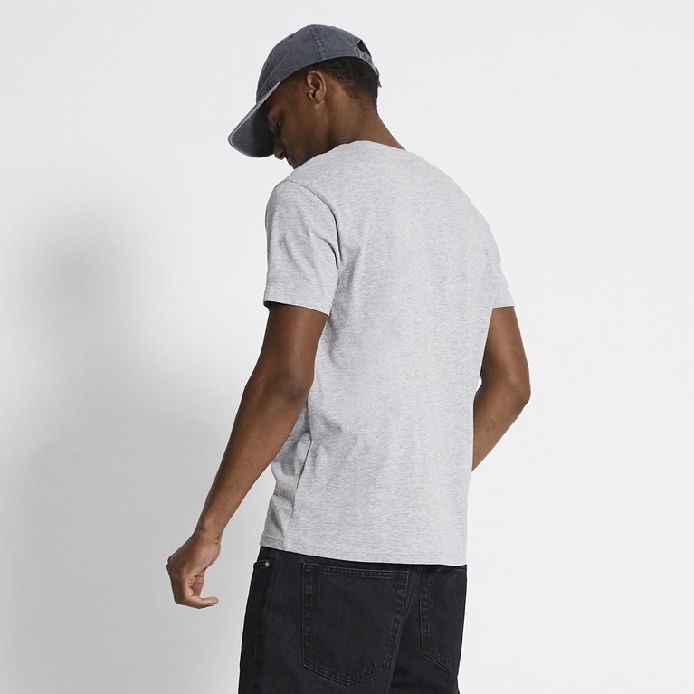 Premium basic tee "Conrad" Grey Melange